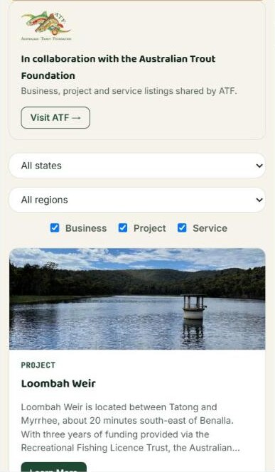 The ATF tab in Tailwater