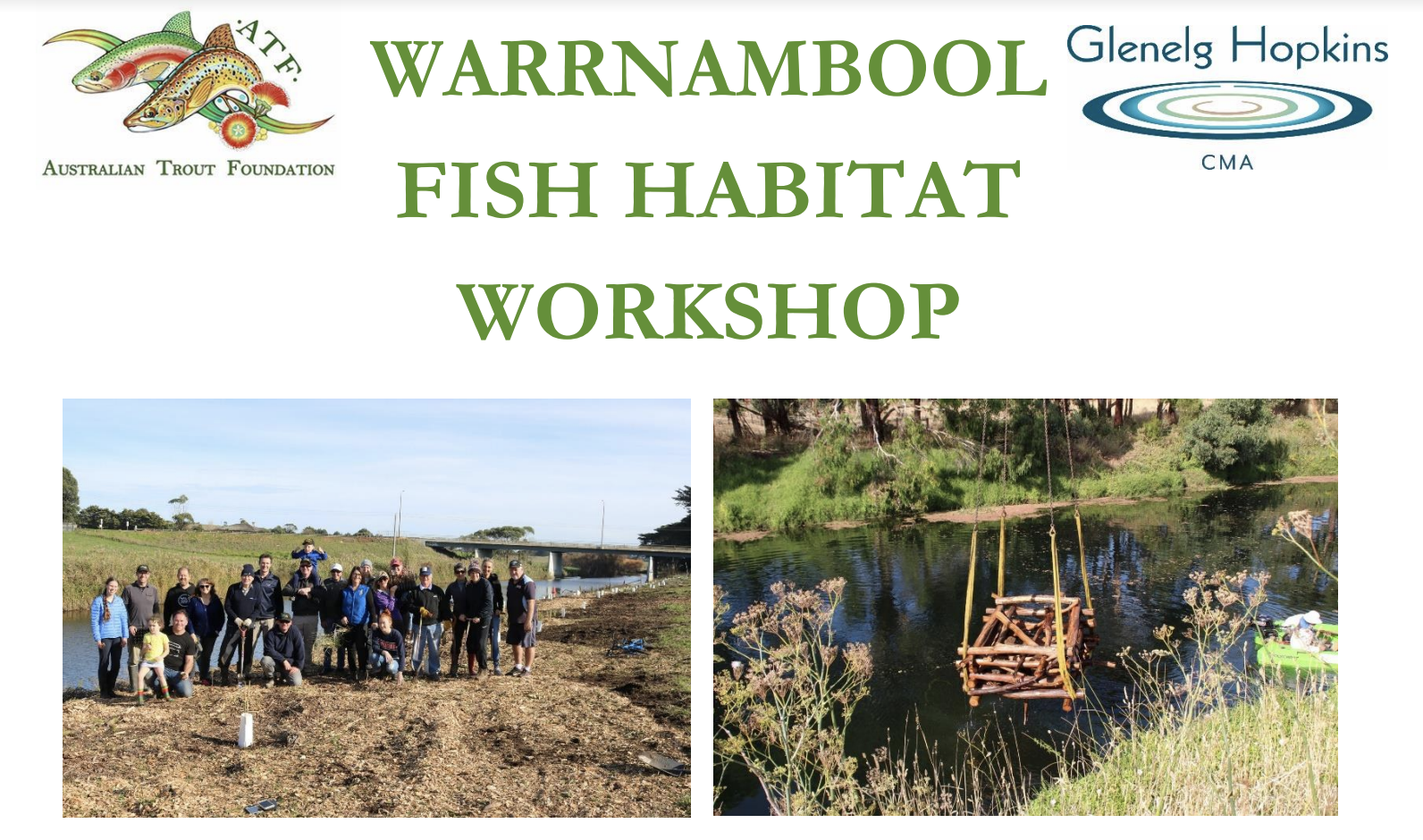 Warrnambool Fish Habitat Australian Trout Foundation